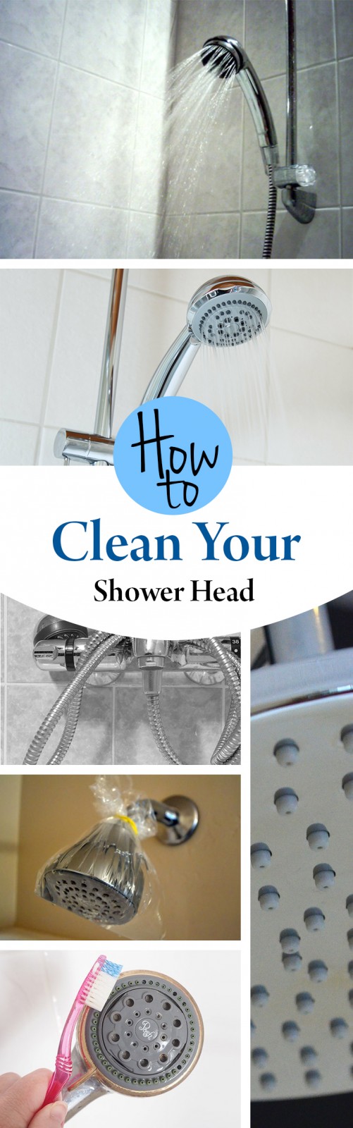 How to Clean Your Shower Head Wrapped in Rust