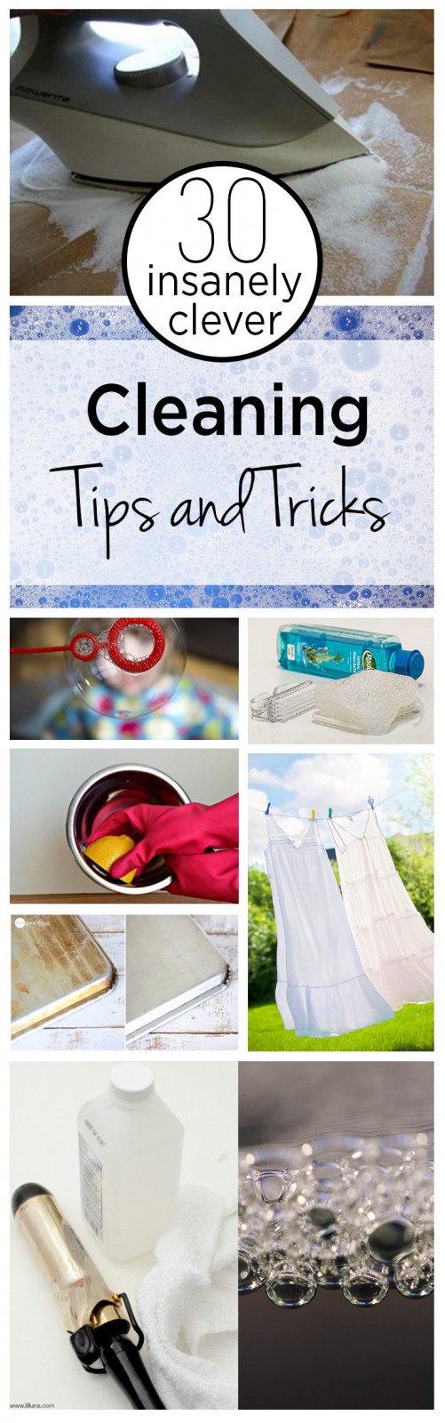 Clever Cleaning Life 30 Insanely Clever Cleaning Tips and Tricks - Wrapped in Rust