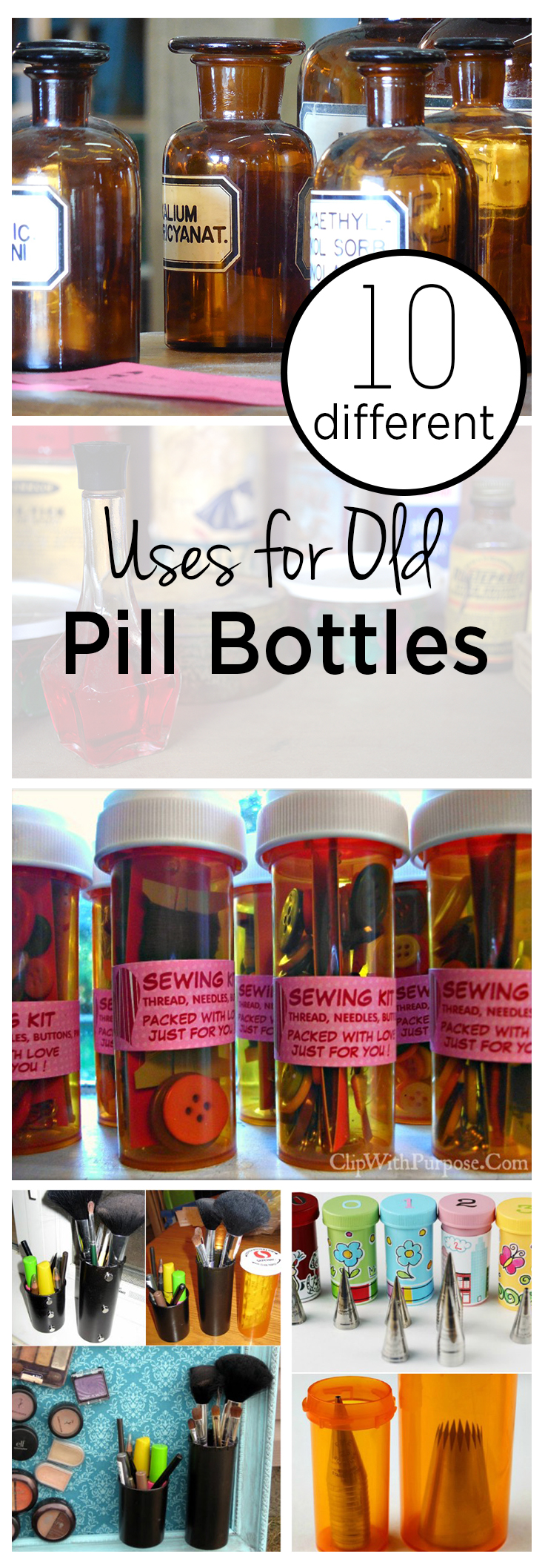 10 Different Uses for Old Pill Bottles - Page 3 of 11 - Wrapped in Rust