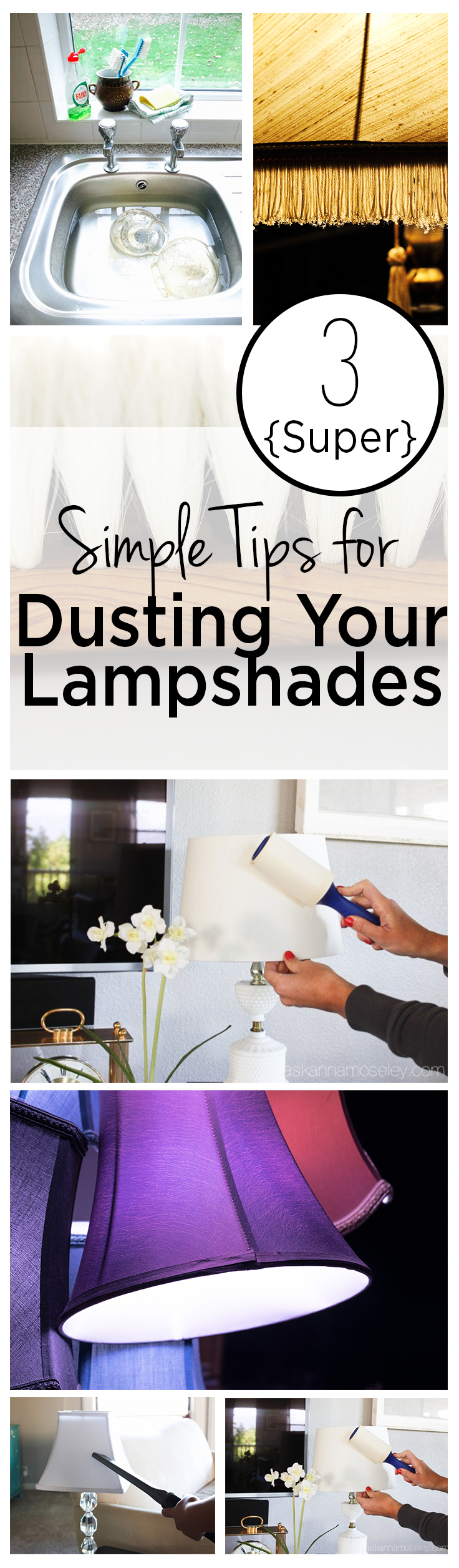 3 {Super} Simple Tips for Dusting your Lampshades Wrapped in Rust