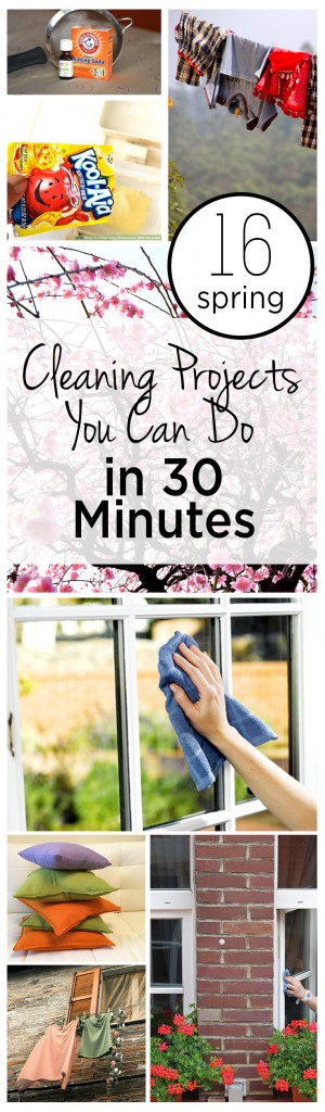 16 Spring Cleaning Projects You Can Do in 30 Minutes
