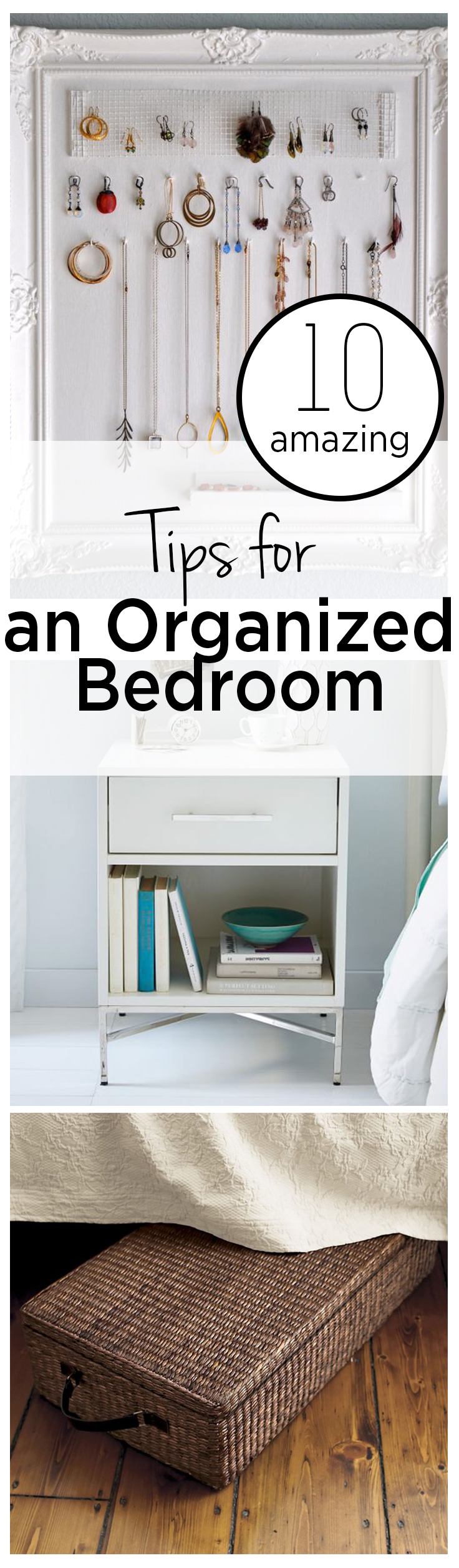 Organized bedroom, bedroom hacks, popular pin, DIY organization, home organization, home, DIY home, easy organization, storage ideas.