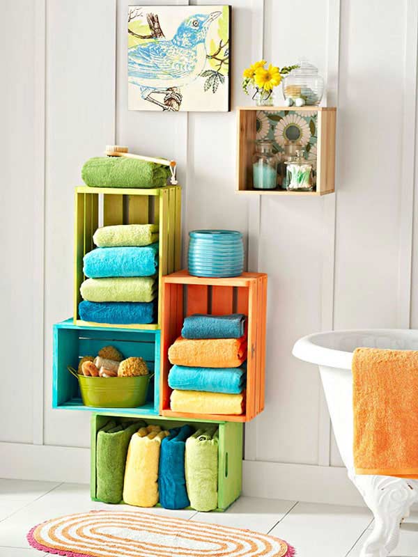 15 Ways to DIY Your Bathroom Storage14