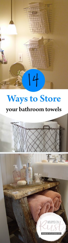 Storing Towels In Bathroom: Storage - Bathroom - Wrappedinrust.com