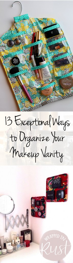 How to Organize Your Makeup, Makeup Vanity, Makeup Organization, Cute Ways to Organize Your Makeup, Makeup Organization Tips, Organized Life, Organization Tips and Tricks, How to Organize Your Life, Top Organization Pins