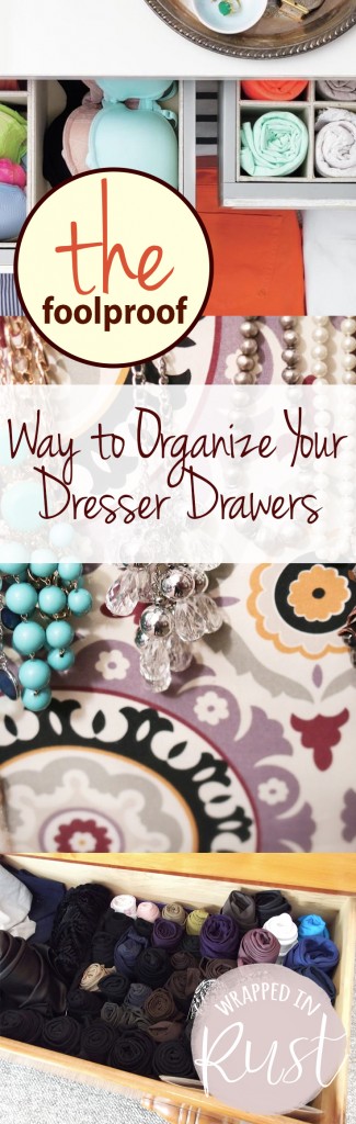 The Foolproof Way to Organize Your Dresser Drawers- How to Organize Your Dresser Drawers, Organize Your Dresser Drawers, Easy Home Organization, Home Organization Hacks, Clutter Free Home, How to Organize Your Dresser, Easy Ways to Organize Your Dresser Drawers. 