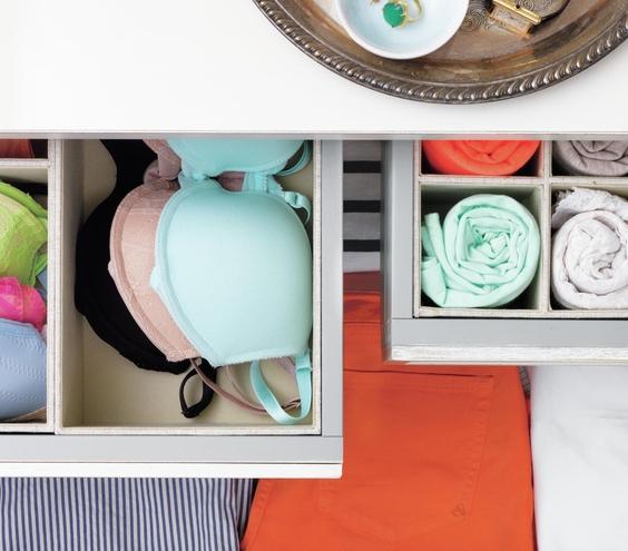 The Foolproof Way to Organize Your Dresser Drawers- How to Organize Your Dresser Drawers, Organize Your Dresser Drawers, Easy Home Organization, Home Organization Hacks, Clutter Free Home, How to Organize Your Dresser, Easy Ways to Organize Your Dresser Drawers. 