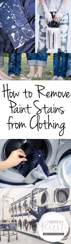 How to Remove Paint Stains from Clothing| Remove Paint Stains, Remove Paint from Clothing, Stain Removal Hacks, Stain Removal Tips and Tricks, Laundry, Laundry Hacks, Popular Pin