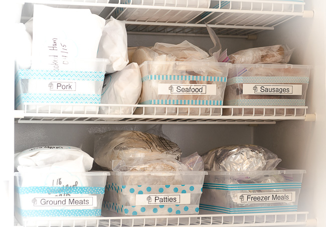 organizing your upright freezer