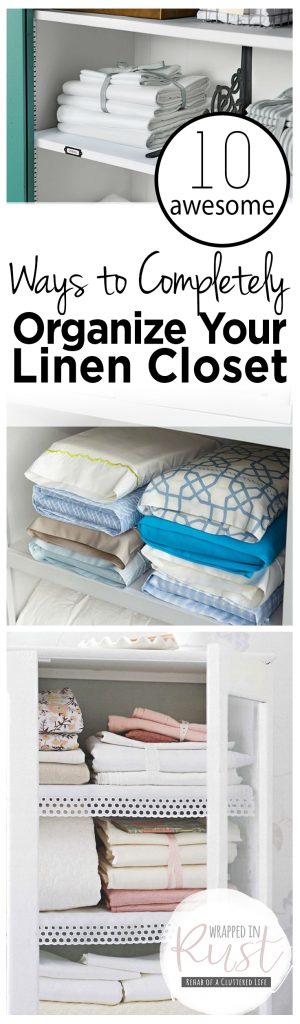 10 Awesome Ways to Completely Organize Your Linen Closet| Organize Your Linen Closet, How to Organize Your Linen Closet, Linen Closet Organization, Closet Organization, Home Organization Tips and Tricks