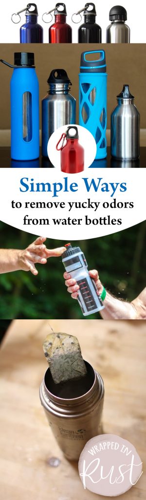 Simple Ways to Remove Yucky Odors From Water Bottles| How to Clean Water Bottles, Cleaning Water Bottles, How to Clean and Care for Reusable Water Bottles, How to Remove Stinky Odors from Water Bottles