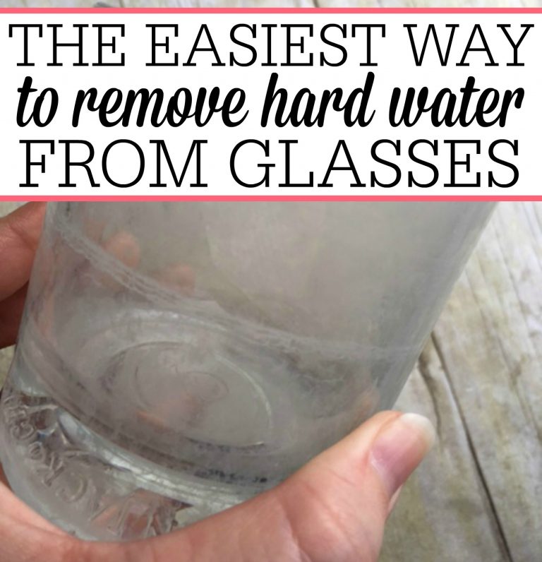 how to remove water spots from wine glasses