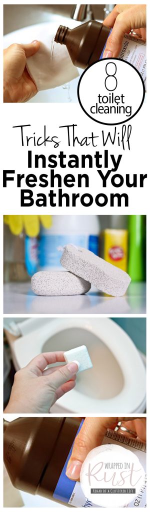 8 Toilet Cleaning Tricks That Will Instantly Freshen Your Bathroom| Toilet Cleaning Tips, Cleaning Tips, Bathroom Cleaning Products, Bathroom Cleaning DIYs, Cleaning Hacks #Bathroom #BathroomCleaning #CleaningHacks