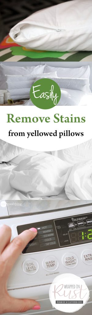 Easily Remove Stains from Yellowed Pillows| Cleaning, Cleaning Hacks, How to Remove Stains from Pillows, Clean Pillows, How to Easily Clean Pillows, Popular Pin #Cleaning #CleanPillows