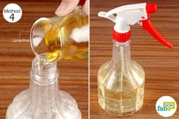 mouthwash spray bottle