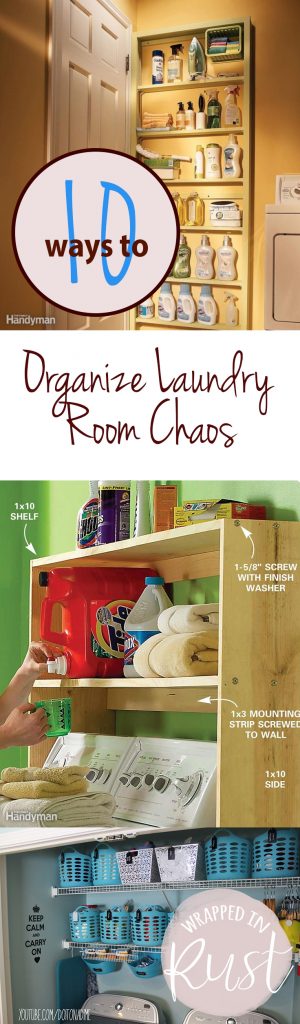 10 Ways to Organize Laundry Room Chaos| Organize Laundry Rooms, How to Organize Laundry Rooms, Laundry Room Organization, Laundry Room Organization Hacks, Organize Your Laundry Room, Popular Pin #OrganizeYourLaundryRoom #Organize #LaundryRoomOrganization