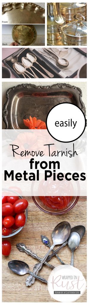 Easily Remove Tarnish from Metal Pieces| Remove Tarnish, Metal Care, Metal Care, Cleaning, Cleaning Hacks, Cleaning Tips and Tricks #Cleaning #CleanMetal