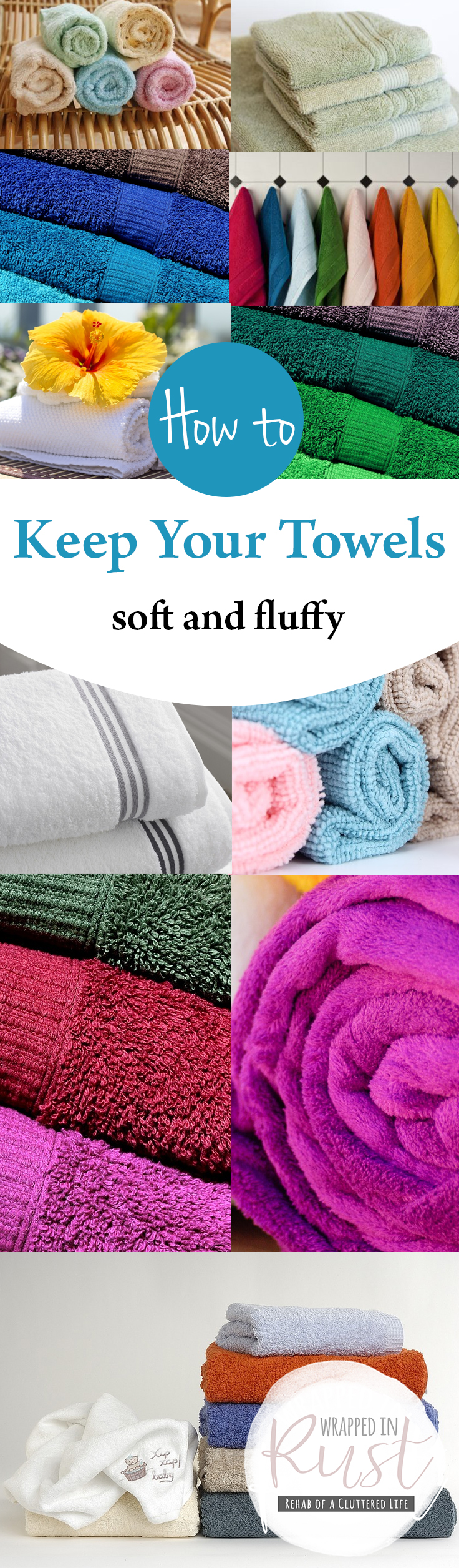 How to Keep Your Towels Soft and Fluffy| Towel Care, Bathroom Towel Care, Bathroom Care, How to Make Towels Fluffy, Easy Towel Care, Laundry, Laundry Hacks #Laundry #BathroomCare #TowelCare