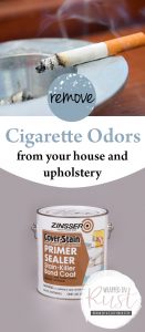 Remove Cigarette Odors from Your House and Upholstery - Wrapped in Rust