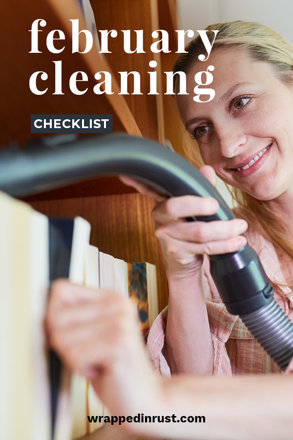 When February rolls around, you are probably getting tired of winter and are ready for Spring. Can't blame you. But with Spring comes spring cleaning. So, why not read this article to learn how you can get ahead of that big chore in the spring with things you can and should clean every February. Our checklist will keep your house clean and reduce the amount of work. That means more time outside. Gotta love that, right? #februarycleaningchecklist #whattocleaninfebruary #monthlycleaningideas