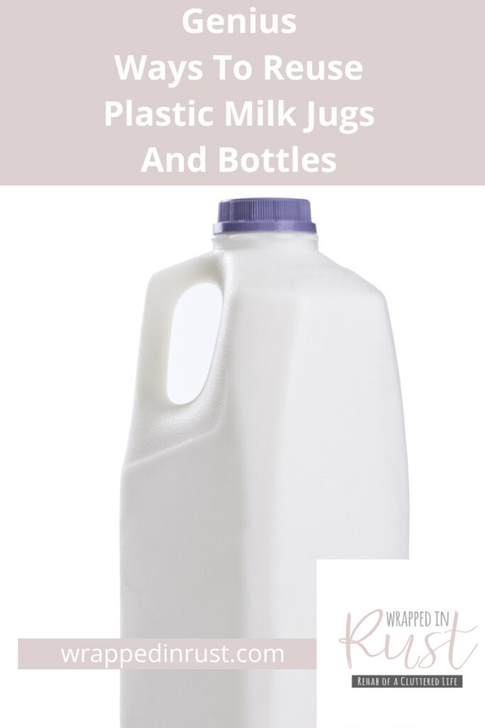 18 Ways to Reuse Plastic Milk Jugs And Bottles Wrapped in Rust