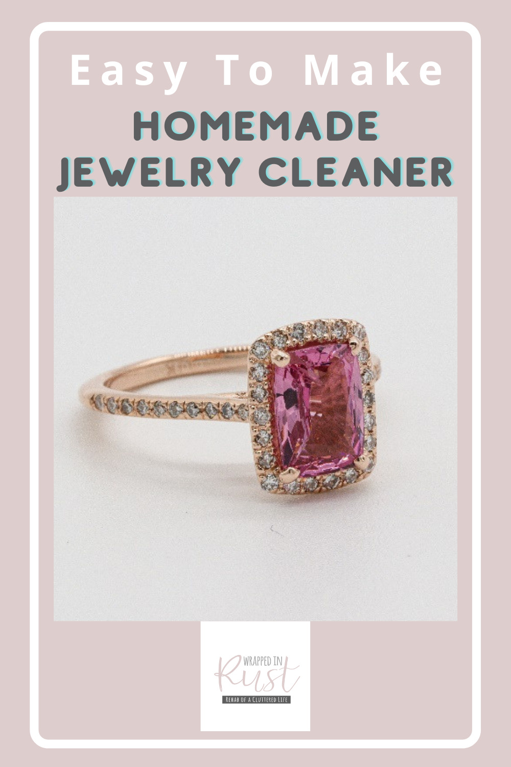 Wrappedinrust.com has creative solutions for tricky cleaning projects. Keep your jewelry spotless without overspending on store bought solution. Learn how to make jewelry cleaner all on your own!