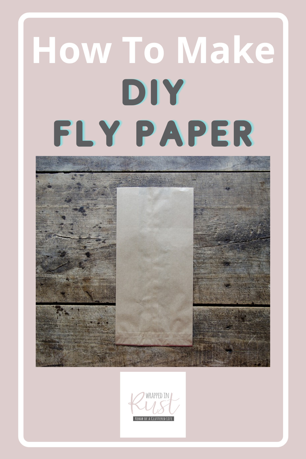 Wrappedinrust.com has creative solutions for tricky cleaning projects. Keep your jewelry spotless without overspending on store bought solution. Learn how to make fly paper all on your own!