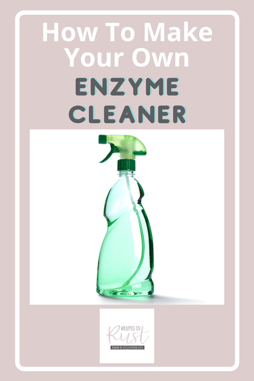 Wrappedinrust.com has creative solutions for tricky cleaning projects. Keep your dishes spotless without overspending on store bought solution. Learn how to make enzyme cleaner all on your own!